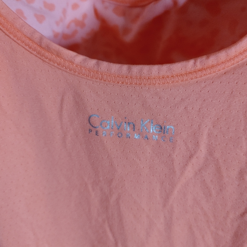 2/$40 Coral Calvin Klein tank - Picture 7 of 8